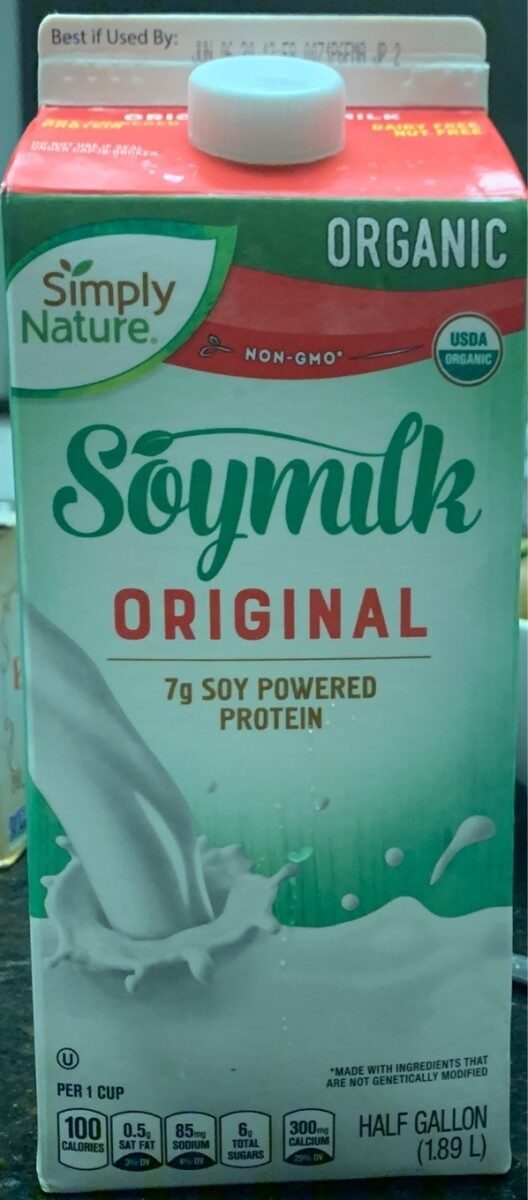 Simply Nature Organic Soymilk Original - Product