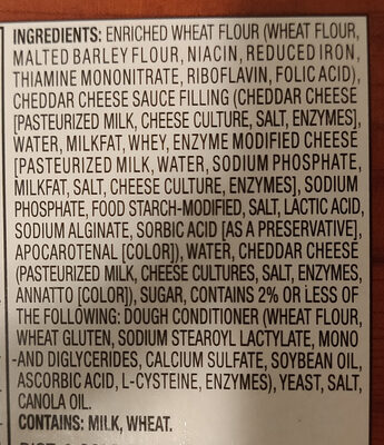 cheddar filled pretzel bites - Ingredients