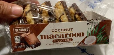 Coconut macaroons - Nutrition facts