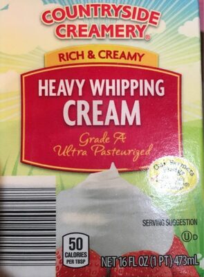 Calories in Aldi Whipping Cream