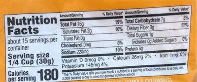 Sunflower Kernels - Nutrition facts