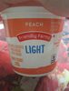 Light Peach Yogurt (6oz) - Product