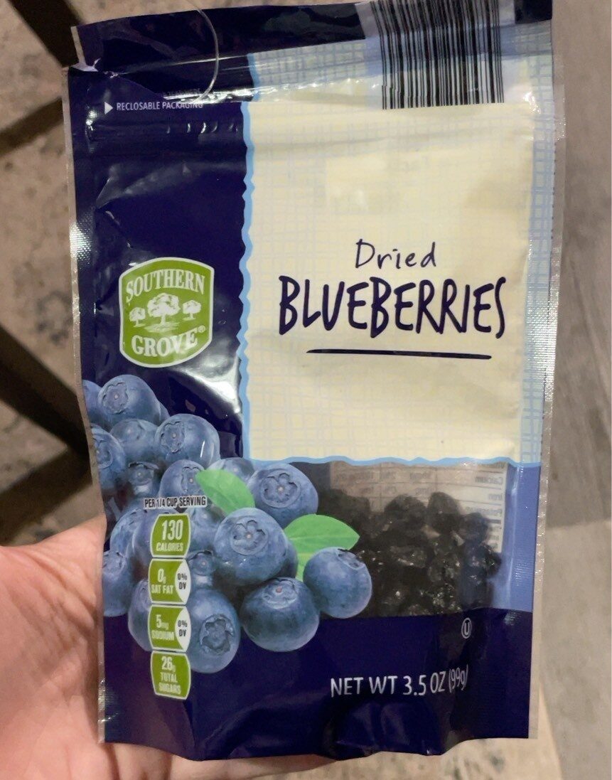 Dried blueberries - Product