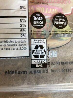 Corn tortillas - Recycling instructions and/or packaging information