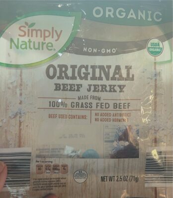 Organic beef jerky - Product