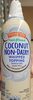 Coconut non-dairy whipped topping - Product