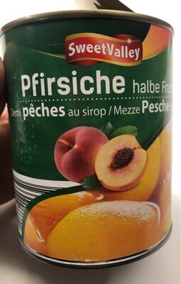 Pfirsiche (halbe Frucht) - Produkt - en