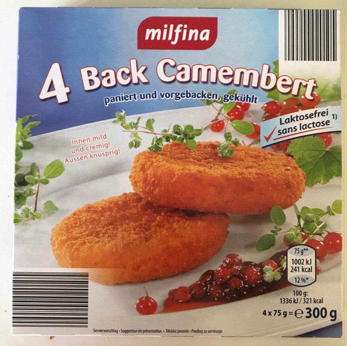 Back camembert pané - Prodotto - de