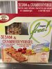 Sesam & cranberryriegel - Product