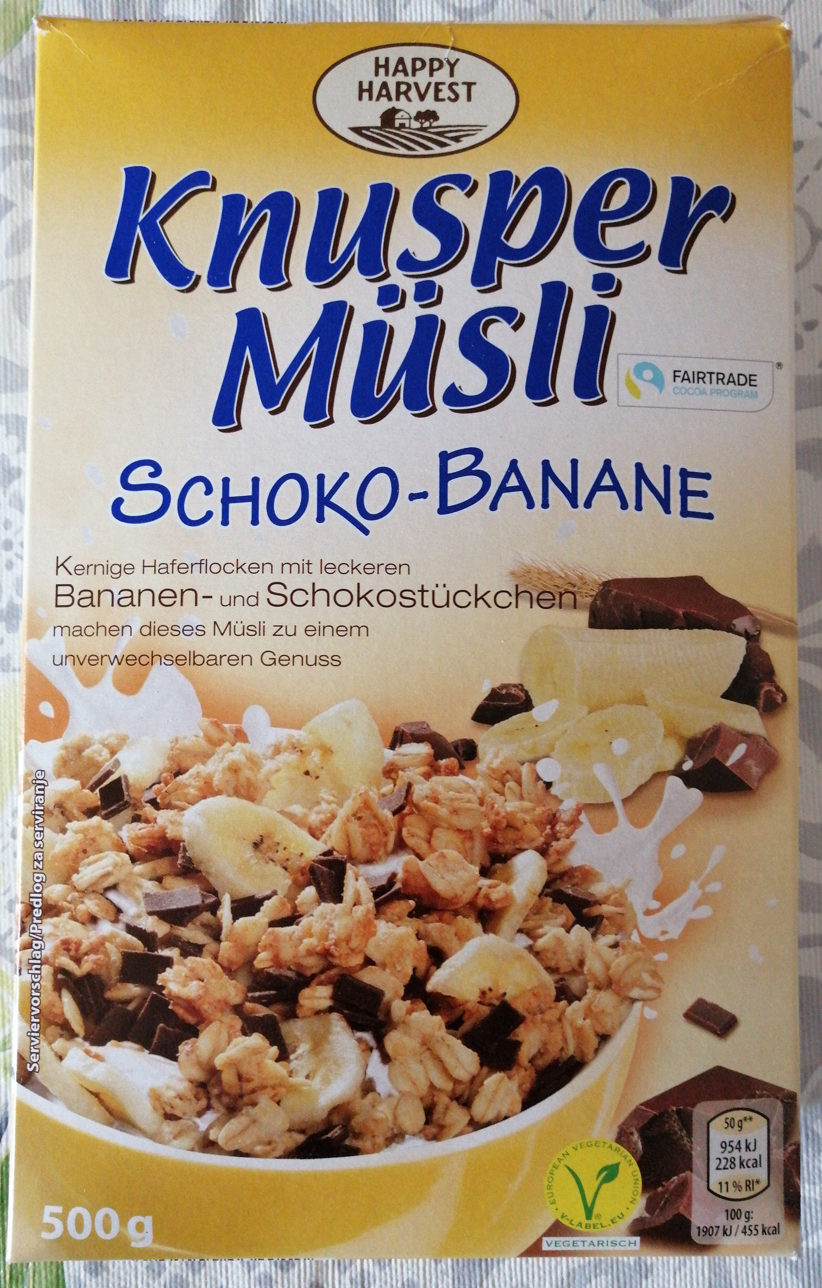 Knusper misli - schoko-banane - Product - sl