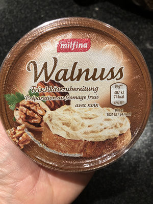 Walnuss, préparation au fromage frais avec noix - Prodotto - de