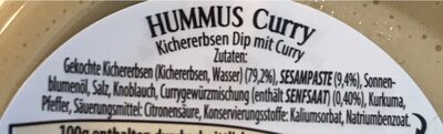 Hummus curry - Zutaten