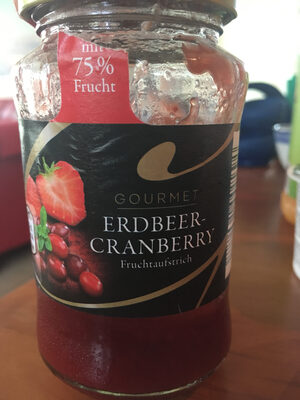 Erdbeer-Cranberry Fruchtaufstrich - Produit - de