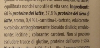 protein drink - Ingredienti
