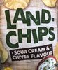 Land-chips Sour cream & Chives flavour - Produit