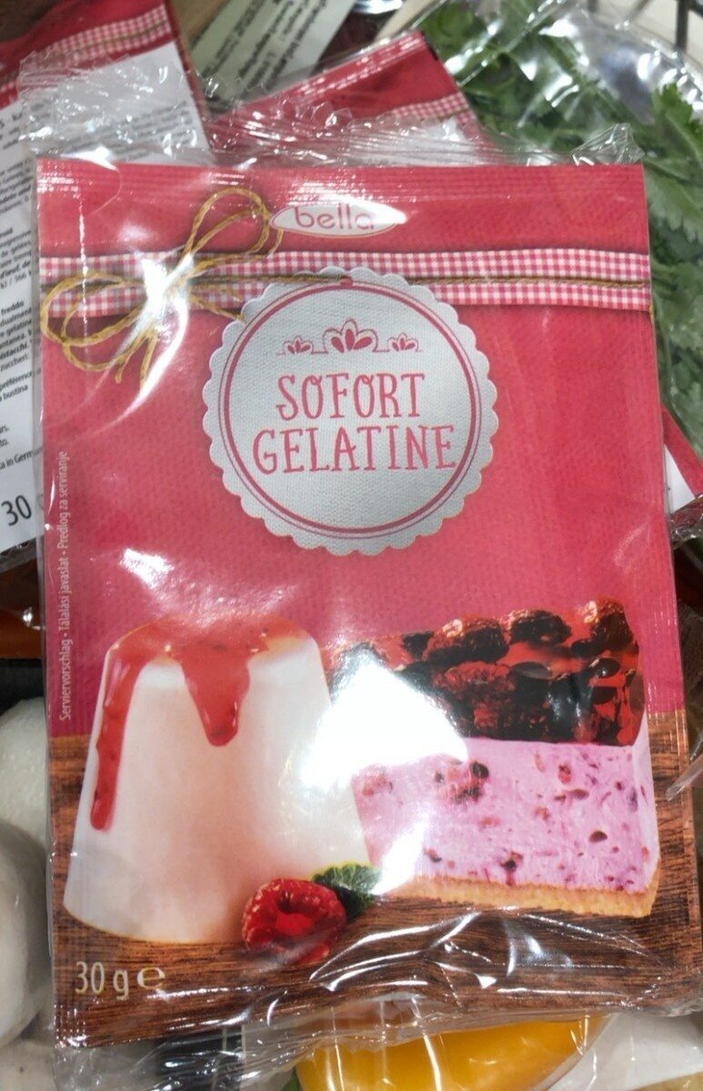 Sofort gelatine - Prodotto - fr