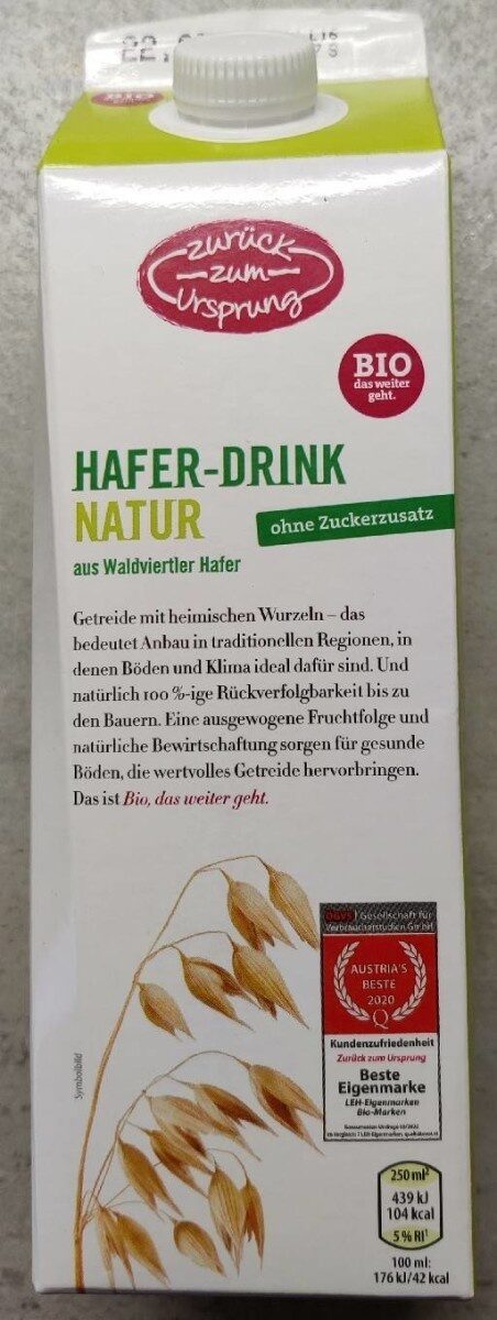 Hafer-Drink - Produkt