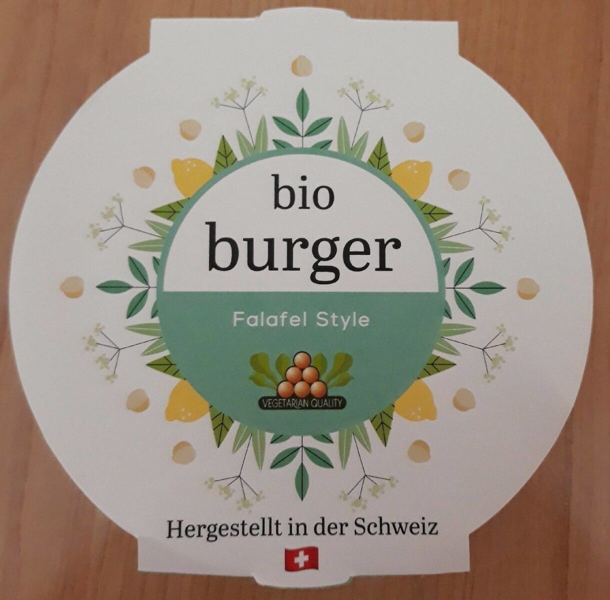 Bio burger, falafel style - Prodotto - fr
