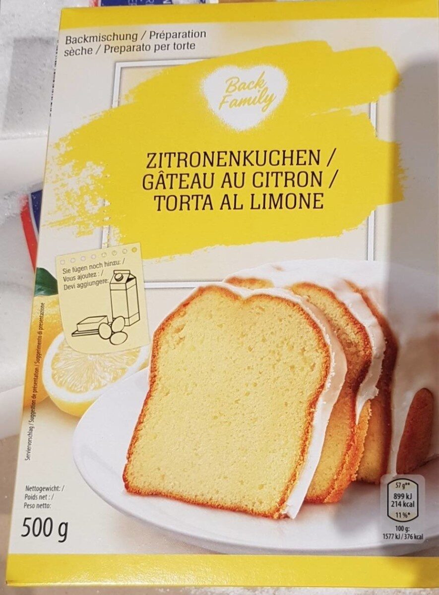 Gâteau au citron - Prodotto - fr