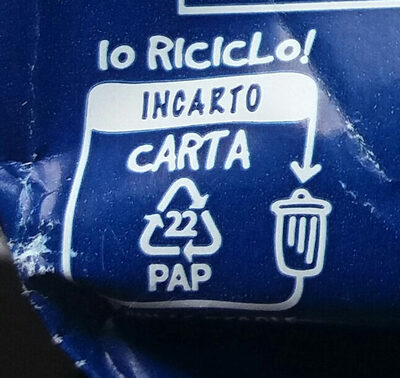 Frollini con Gocce di Cioccolato - Recycling instructions and/or packaging information