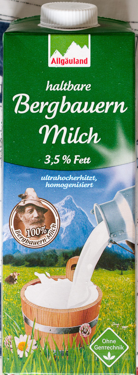 haltbare Bergbauern Milch 3,5% Fett - Product - de
