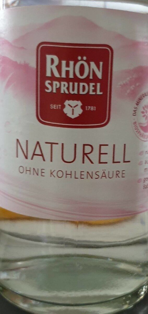 Rhön Sprudel Naturell wasser - Producto - de