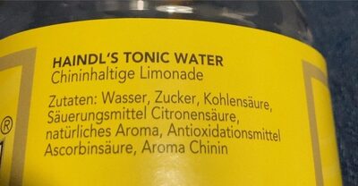 Tonic Water - Nährwertangaben