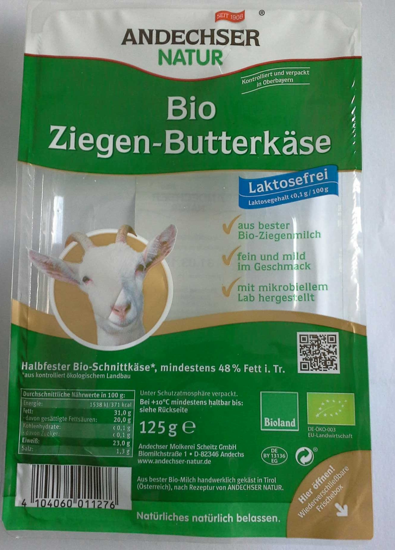 Bio Ziegen-Butterkäse - Produit - de