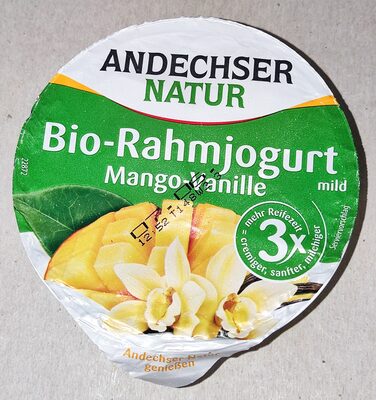 Bio-Rahmjogurt - Mango-Vanille - Producto - de