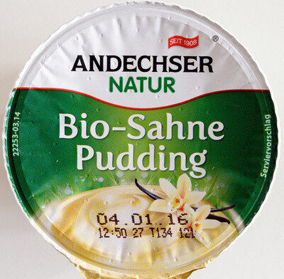 Bio-Sahne Pudding - Vanille - Produkt