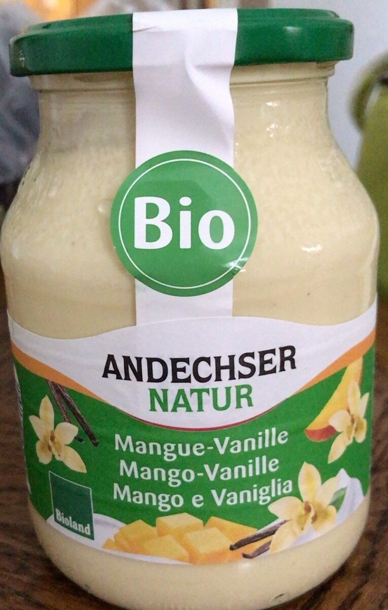 Bio-Joghurt - Mango-Vanille - Produkt