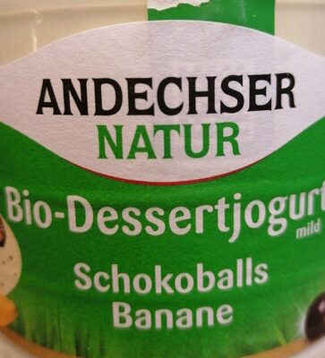 Bio - Dessertjogurt Schokoballs Banane - Produkt