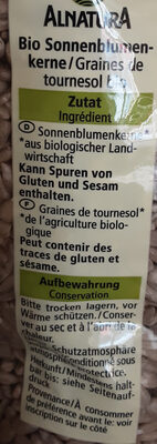 Graines de tournesol - Ingredients - fr