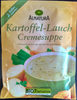 Kartoffel-Lauch Cremesuppe - Product