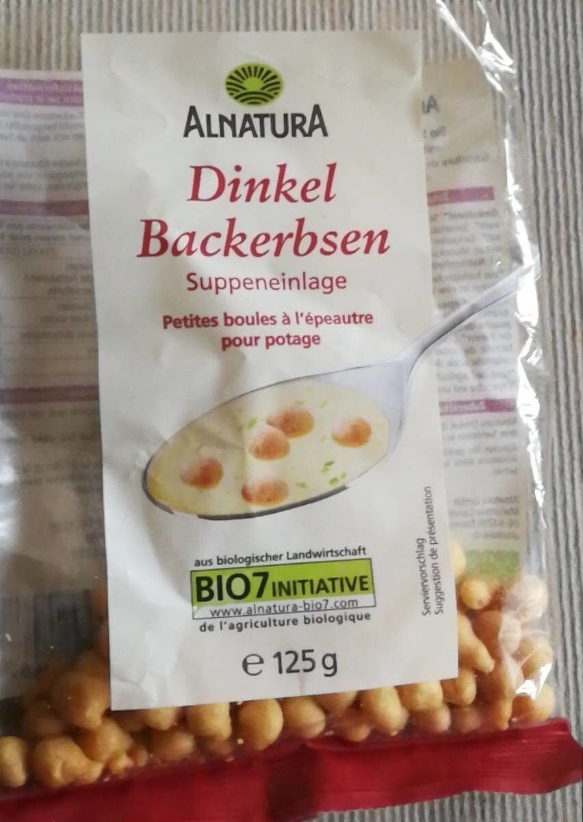 Dinkel Backerbsen - Produit
