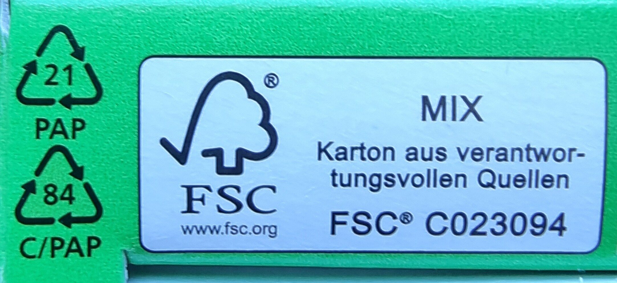 Gemüsebouillon hefefrei, Würfel - Recycling instructions and/or packaging information - de