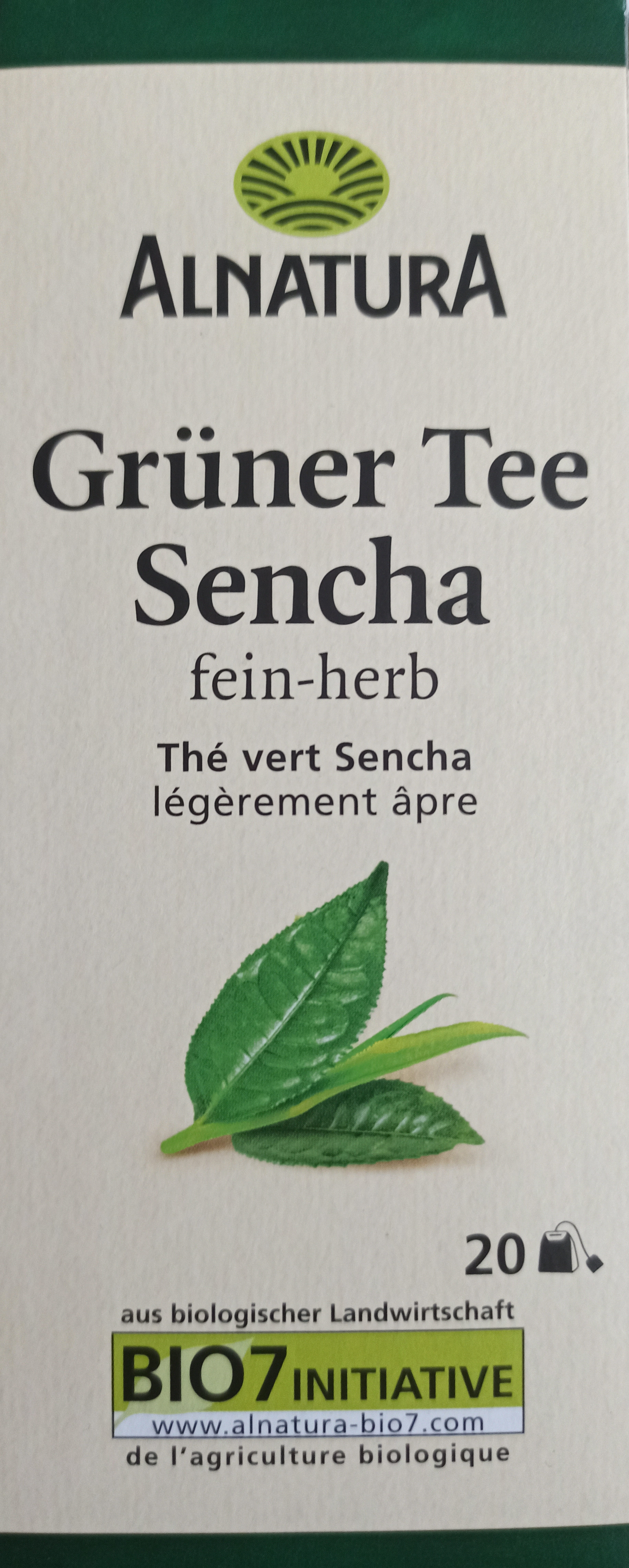 Grüner Tee Sencha-1,19€/7.10 - Produkt