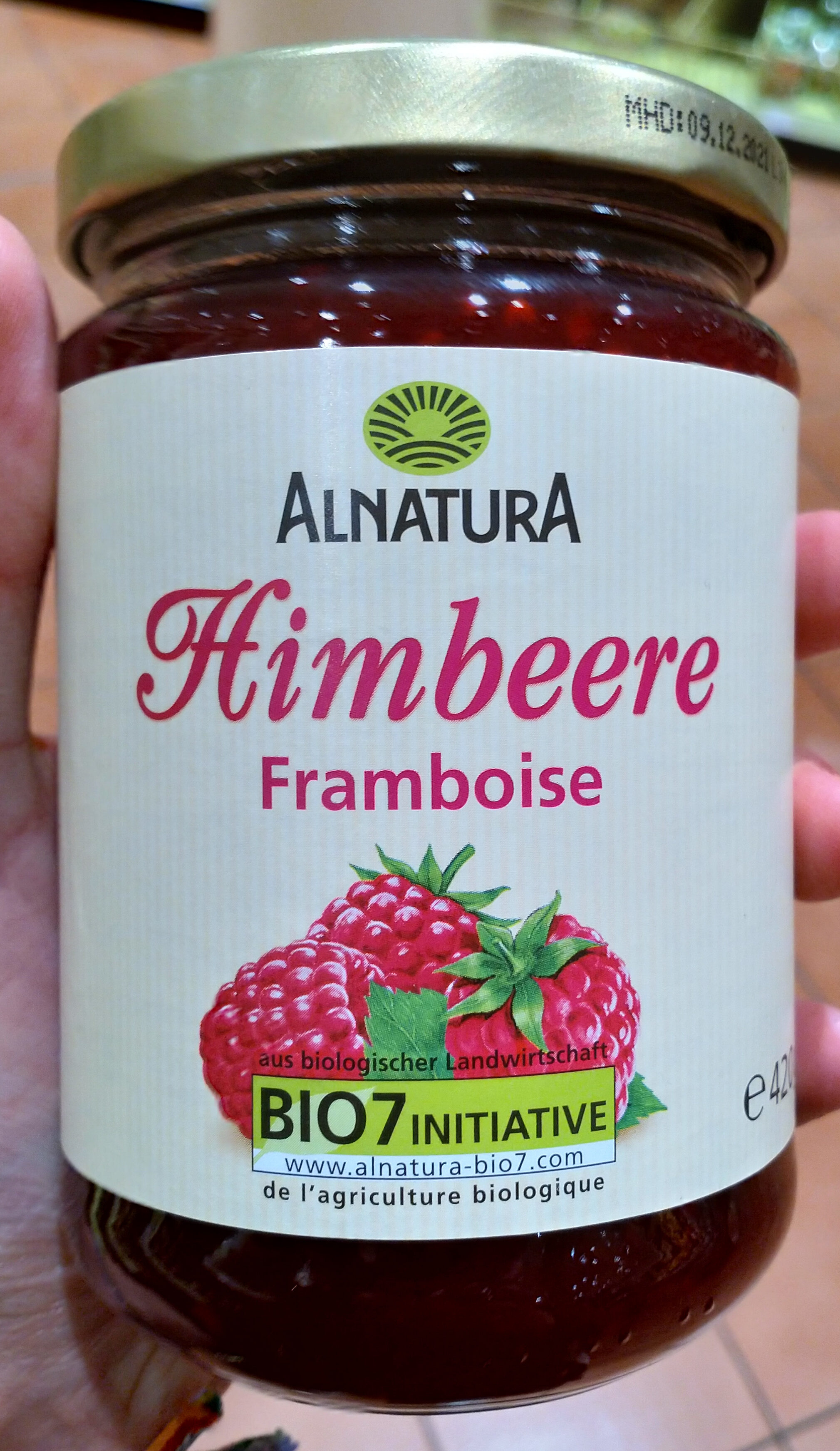 Fruchtaufstrich Himbeere - Produkt