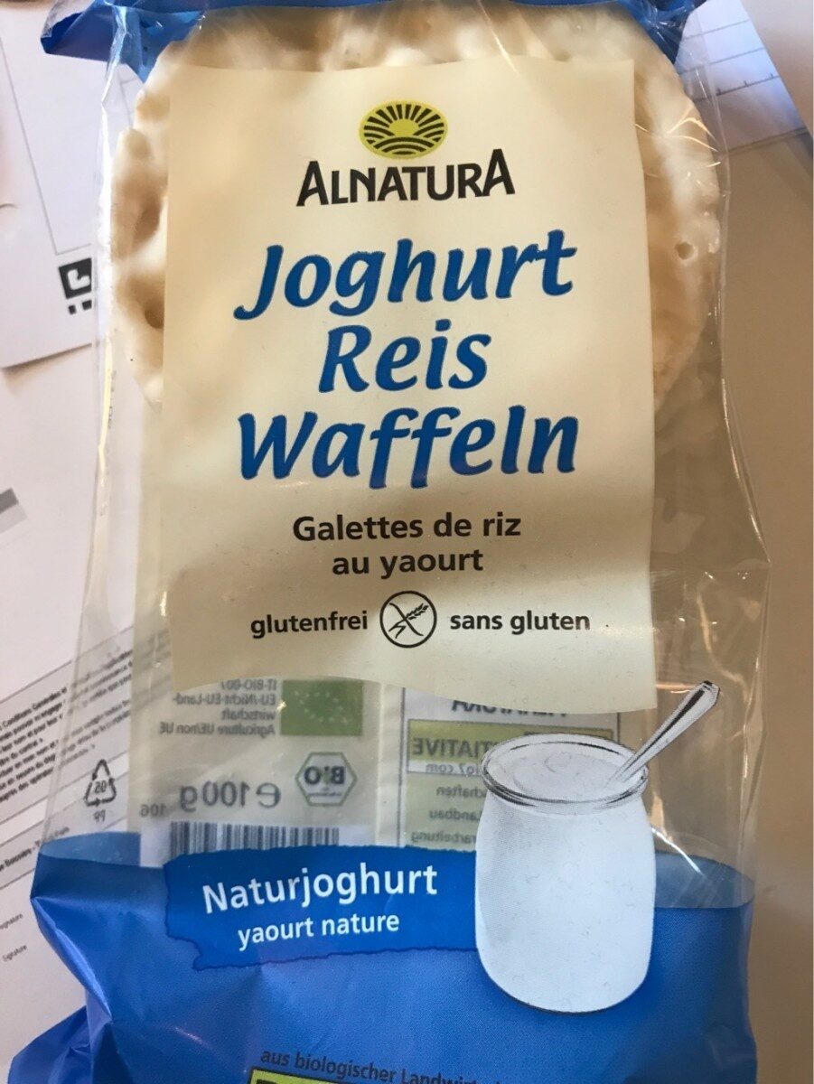 Joghurt Reis Waffeln - Produkt - fr
