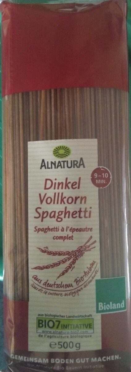 Nudeln Dinkel Vollkorn Spaghetti - Prodotto - de