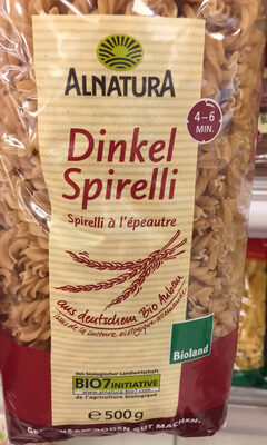 Nudeln Dinkel Spirelli - Prodotto - de