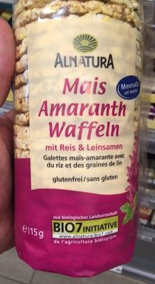 Mais-Amaranth Waffeln - Produkt