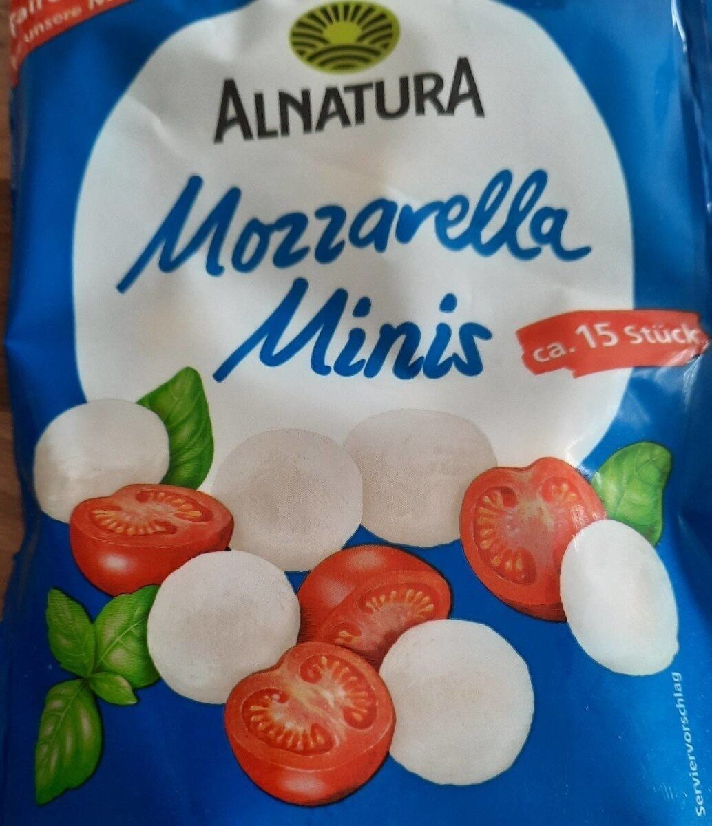Mozzarella Minis - Tableau nutritionnel