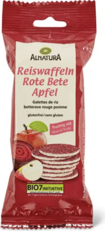 Reiswaffel  Rote Bete Apfel - Produkt
