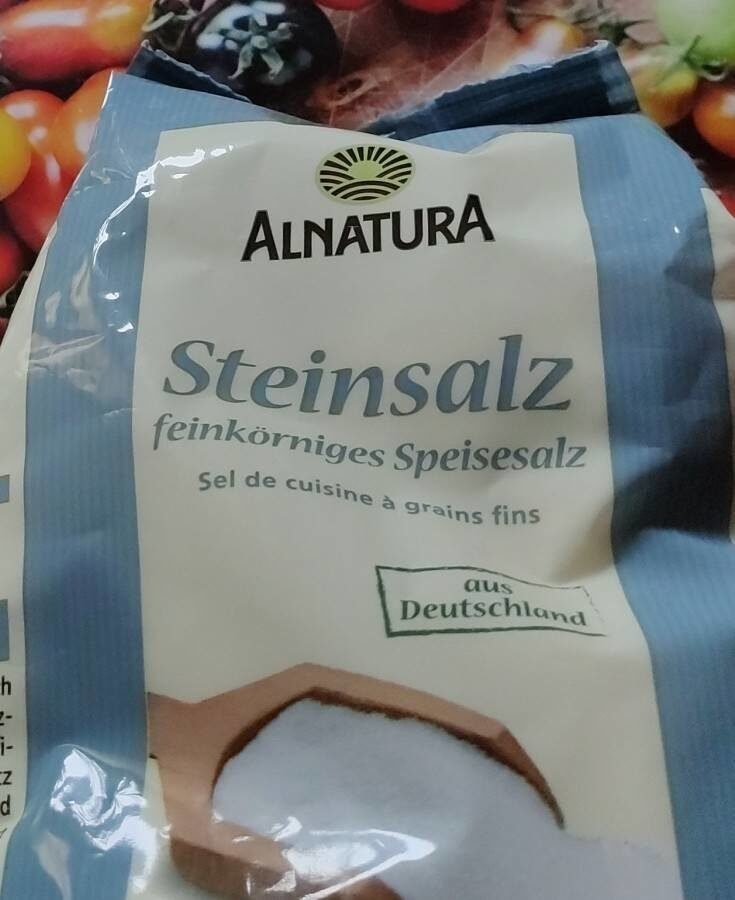 Alnatura Steinsalz feinkörniges Speisesalz - Produit - de