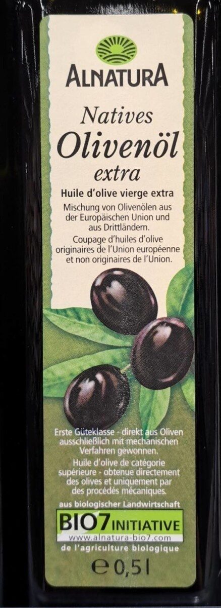 Olivenöl - Produit