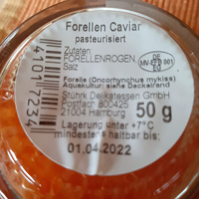 Forellen Caviar - Ingredients