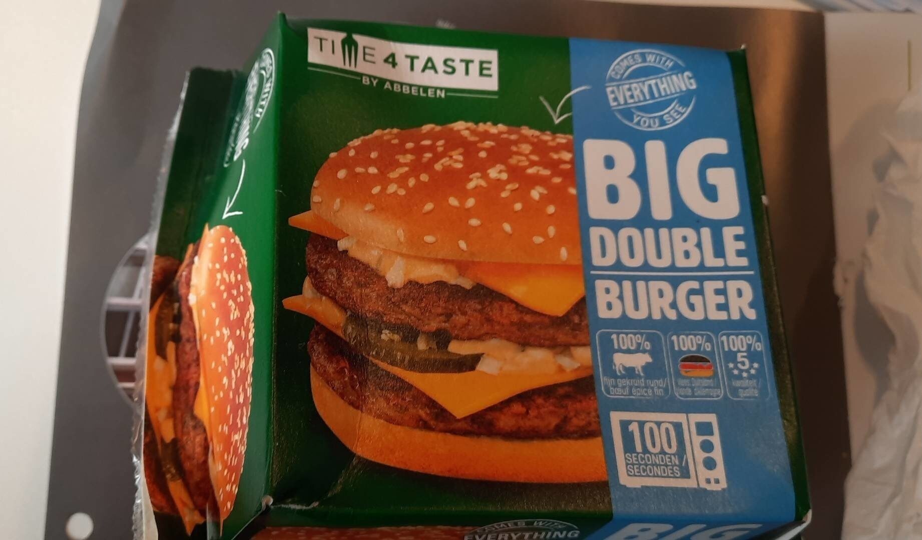 Big double burger - Produit