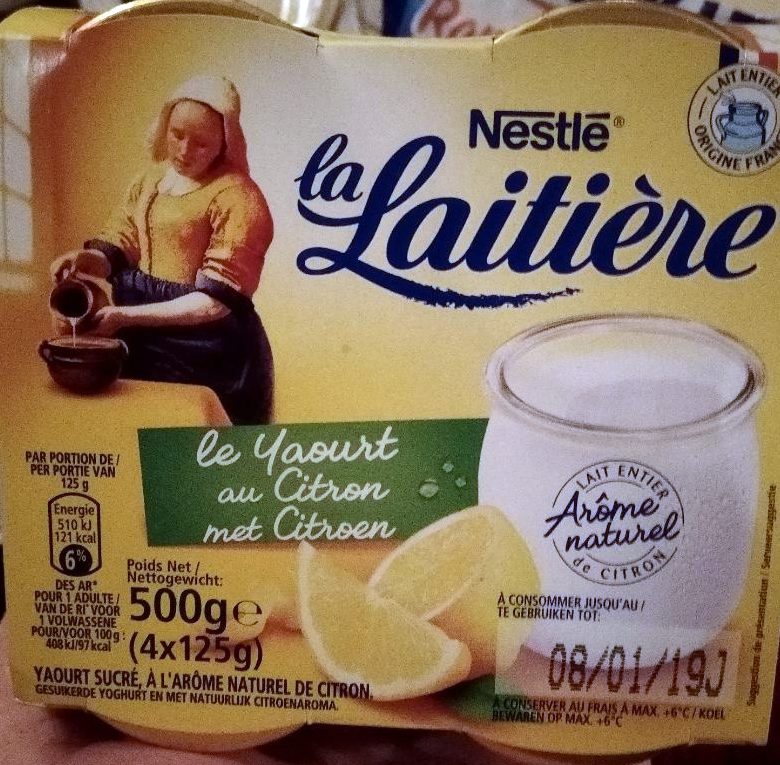 La Laitière le yaourt au citron - Producto