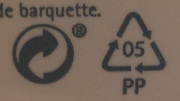 Margarine bio omega 3 - Istruzioni per il riciclaggio e/o informazioni sull'imballaggio - fr